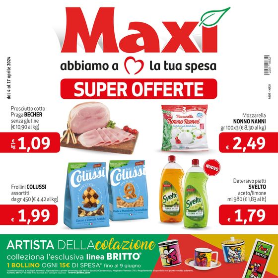 Volantino Maxì | Super offerte | 4/4/2024 - 17/4/2024