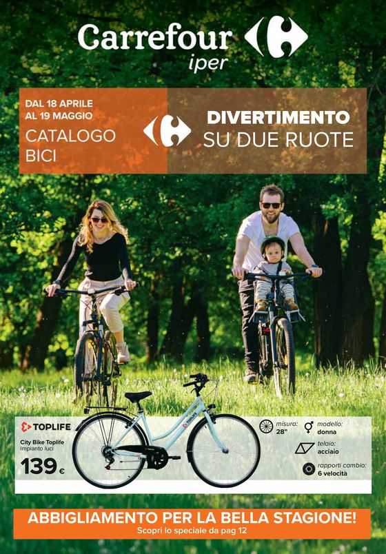 Volantino Carrefour Ipermercati a Milano | Divertimento su due route | 18/4/2024 - 19/5/2024