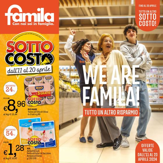 Volantino Famila a Forlì | Sottocosto | 11/4/2024 - 23/4/2024