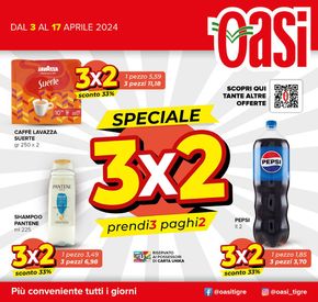 Volantino Oasi | Speciale 3x2 | 4/4/2024 - 17/4/2024