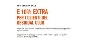 Offerte di Sport e Moda a Settimo Torinese | Mid season sale in Desigual | 4/4/2024 - 30/4/2024