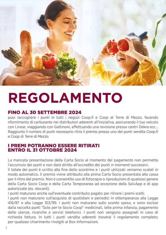 Volantino Coop a Monteriggioni | Solo per te Socio Coop . Fino al 30 settembre 2024 | 4/4/2024 - 30/9/2024