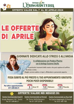 Offerte di Salute e Benessere a Torino | Le offerte di aprile in Bottega in Bio | 5/4/2024 - 30/4/2024