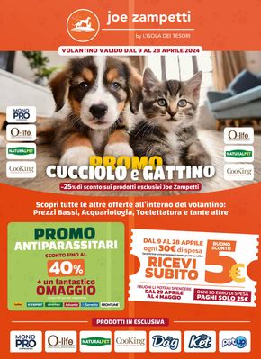 Offerte di Animali a Castellana Grotte | Promo cucciolo e gattino in Joe Zampetti | 9/4/2024 - 29/4/2024