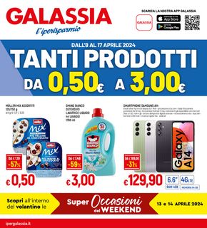 Volantino Galassia | Tanti prodotti da 0,5 a 3,0€ | 8/4/2024 - 17/4/2024