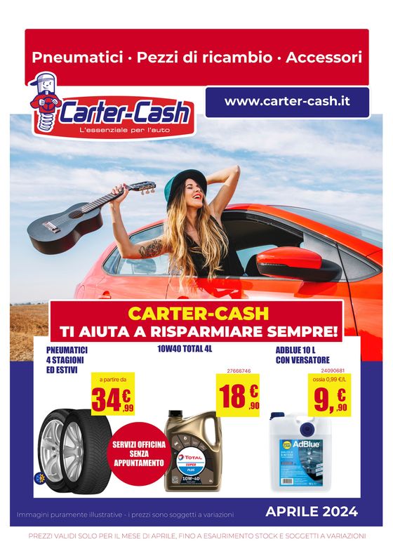 Volantino Carter Cash a Brescia | Ti aiuta a risparmiare sempre! | 8/4/2024 - 30/4/2024