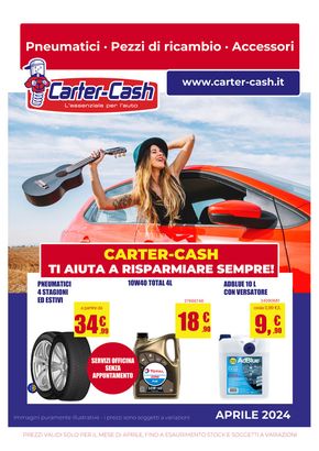 Volantino Carter Cash | Ti aiuta a risparmiare sempre! | 8/4/2024 - 30/4/2024