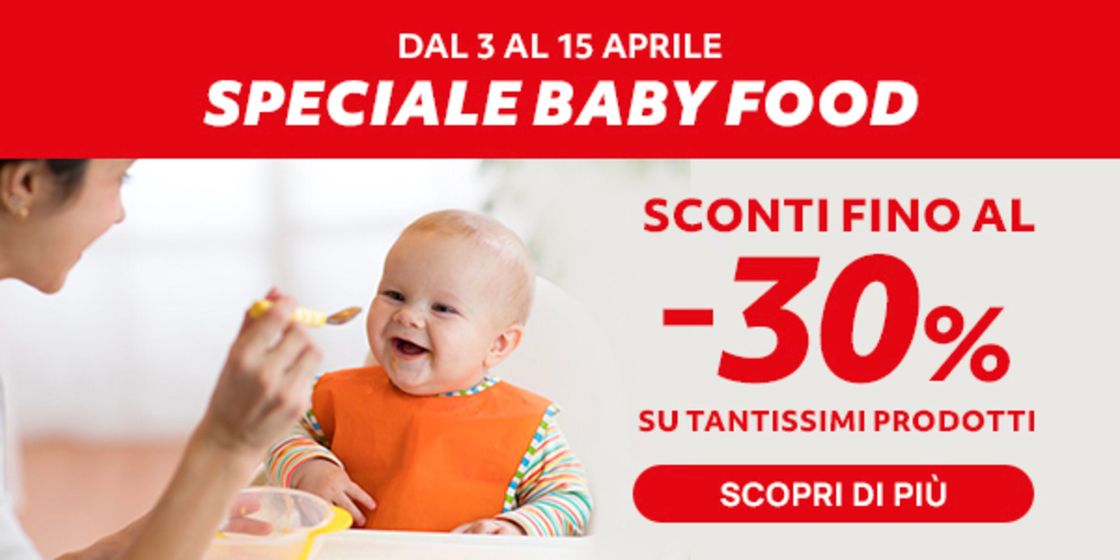 Volantino Prenatal a Roma | Speciale baby food | 8/4/2024 - 29/4/2024