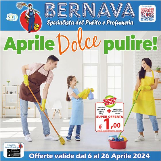 Volantino Bernava a Barcellona Pozzo di Gotto | Aprile dolce pulire | 8/4/2024 - 26/4/2024