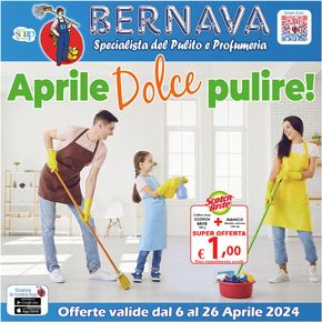 Offerte di Cura casa e corpo a Milazzo | Aprile dolce pulire in Bernava | 8/4/2024 - 26/4/2024