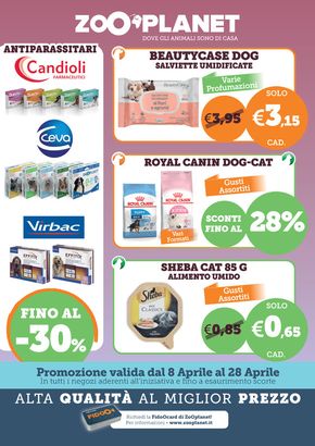 Offerte di Animali a Forlì | Promozione in ZooPlanet | 9/4/2024 - 28/4/2024