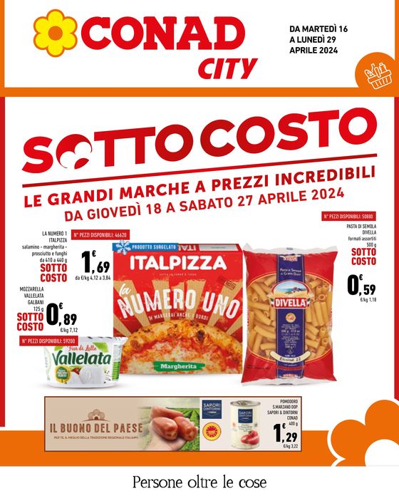 Volantino Conad City a Trento | Sottocosto | 16/4/2024 - 29/4/2024