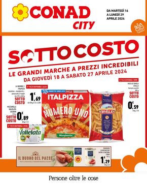 Volantino Conad City a Rovereto | Sottocosto | 16/4/2024 - 29/4/2024