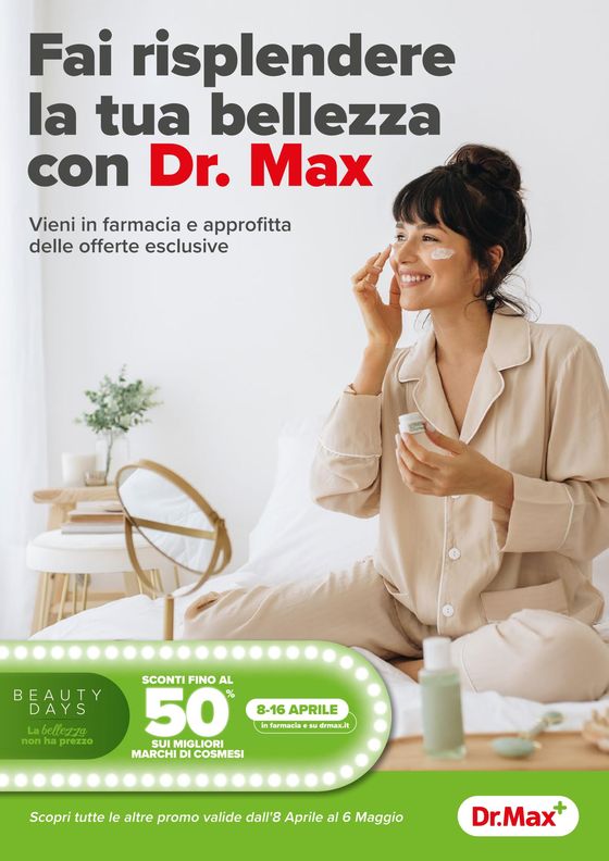 Volantino Dr.Max a Follonica | Fai risplendere la tua bellezza con Dr.Max | 9/4/2024 - 6/5/2024