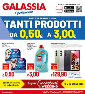 Volantino Galassia | Tanti prodotti da 0.5€ a 3.0€ | 9/4/2024 - 17/4/2024