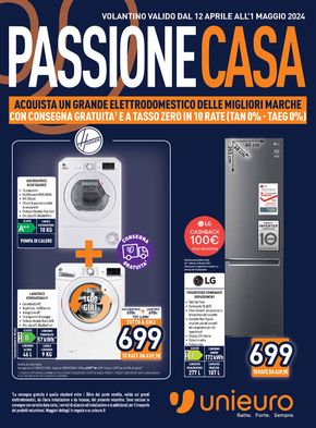 Offerte di Elettronica a Marina di Carrara | Passione casa da Unieuro! in Unieuro | 12/4/2024 - 1/5/2024