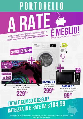 Offerte di Elettronica | A rate è meglio! in Portobello | 11/4/2024 - 29/4/2024