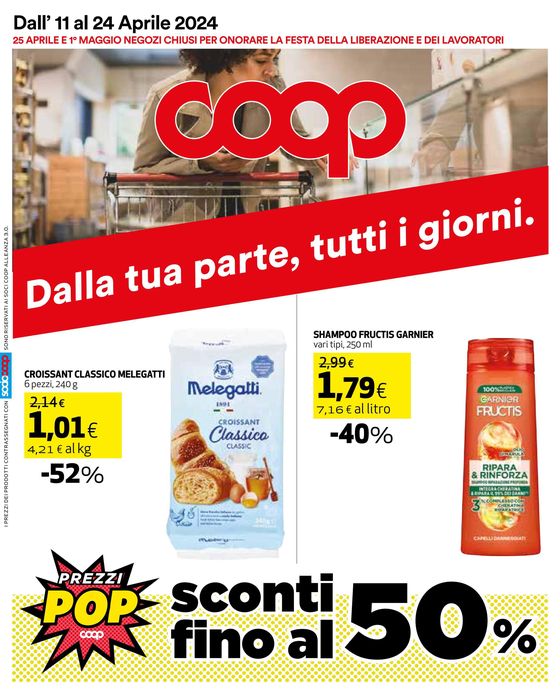 Volantino Coop a Gemona del Friuli | Sconti fino al 50% | 11/4/2024 - 24/4/2024