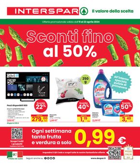 Volantino Interspar a Parma | Sconti fino al 50% | 11/4/2024 - 23/4/2024