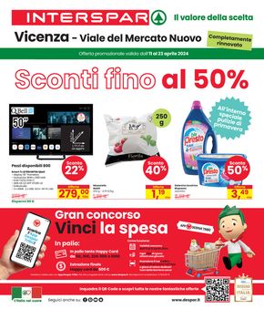 Volantino Interspar a Vicenza | Sconti fino al 50% | 11/4/2024 - 23/4/2024