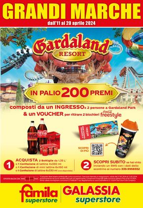 Volantino Famila Superstore a Mirandola | Grandi marche | 11/4/2024 - 20/4/2024