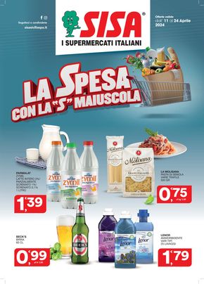 Volantino Sisa a Lercara Friddi | La spesa con la "S" maiuscola | 11/4/2024 - 24/4/2024