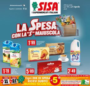 Volantino Sisa a Bari | La spesa con la "S" maiuscola | 11/4/2024 - 21/4/2024