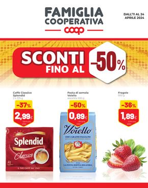 Volantino Coop a Cusano Milanino | Sconti fino al 50% | 11/4/2024 - 24/4/2024