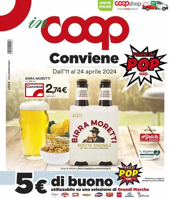 Volantino Coop a Savona | CooPrezzi Pop | 12/4/2024 - 24/4/2024