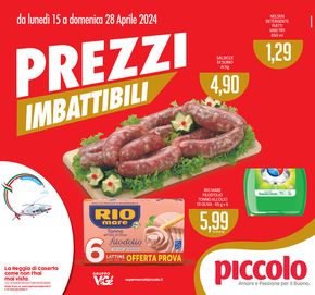 Volantino Supermercati Piccolo a Nola | Prezzi imbattibili | 15/4/2024 - 28/4/2024