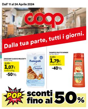 Volantino Coop a Sant'Agata Bolognese | Sconti fino al 50% | 12/4/2024 - 24/4/2024