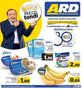 Offerte di Discount a Monreale | Prezzi Tondi in ARD Discount | 15/4/2024 - 25/4/2024
