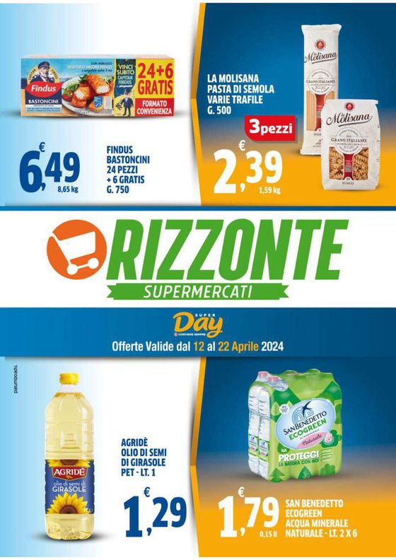 Volantino Orizzonte Supermercati a Teano | Offerte | 15/4/2024 - 22/4/2024