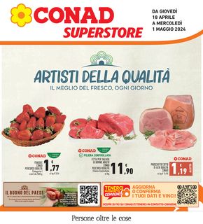 Volantino Conad Superstore a Carbonia | Artisti della qualità | 18/4/2024 - 1/5/2024