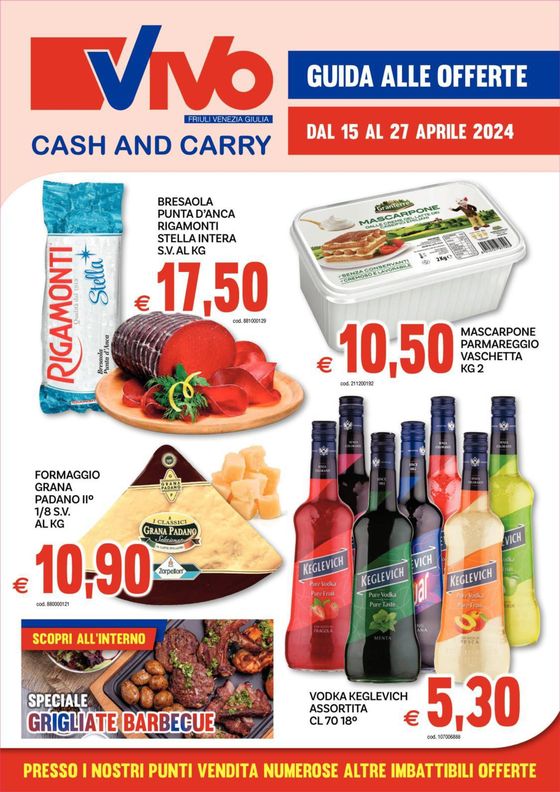 Volantino Vivo Supermercati a Montebelluna | Guida alle offerte | 15/4/2024 - 27/4/2024