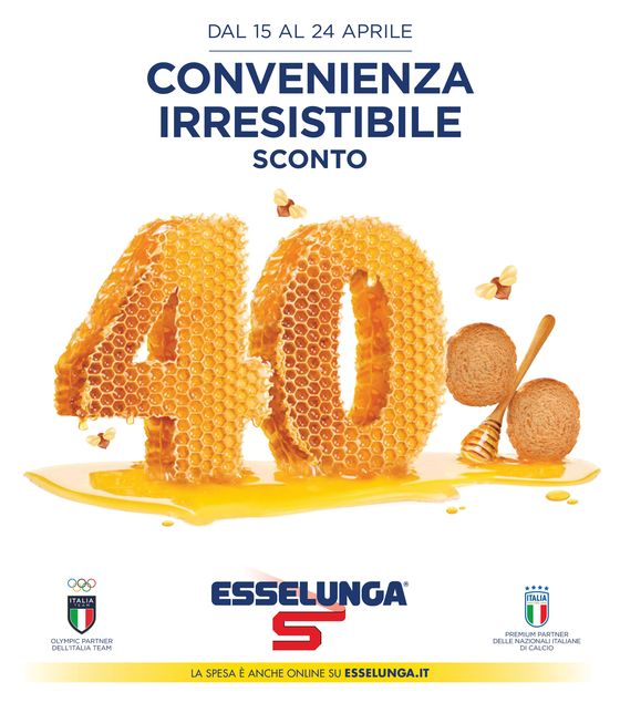 Volantino Esselunga a Arezzo | Sconto 40% | 15/4/2024 - 24/4/2024