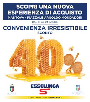 Volantino Esselunga a Mantova | Sconto 40% | 15/4/2024 - 24/4/2024