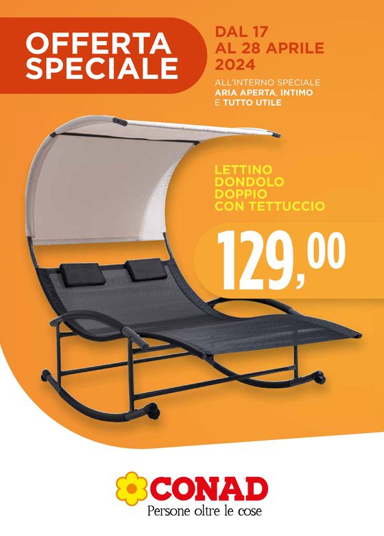 Volantino Conad a Fiumicino | Offerta speciale  | 17/4/2024 - 28/4/2024