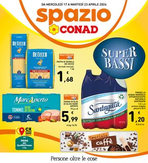 Volantino Spazio Conad a Monopoli | Super bassi  | 17/4/2024 - 23/4/2024