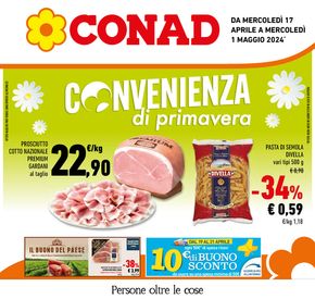 Volantino Conad a Mantova | Convenienza di primavera | 17/4/2024 - 1/5/2024
