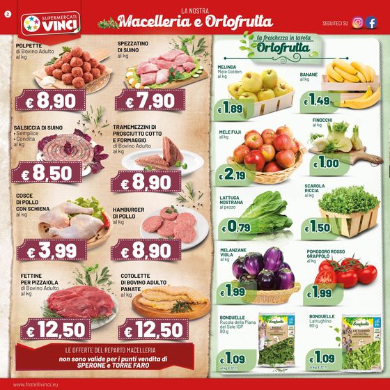 Volantino Supermercati Vinci a Rometta | Super offerte | 15/4/2024 - 28/4/2024
