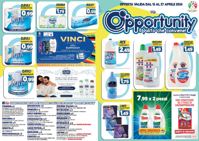 Volantino Opportunity Shop a Vitulazio | Offerte | 15/4/2024 - 27/4/2024