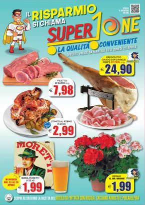 Volantino SuperOne a Gemona del Friuli | Il risparmio si chiama SuperOne | 16/4/2024 - 29/4/2024