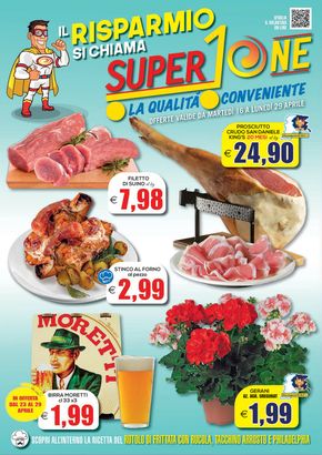 Volantino SuperOne a Torreano | Il risparmio si chiama SuperOne | 16/4/2024 - 29/4/2024