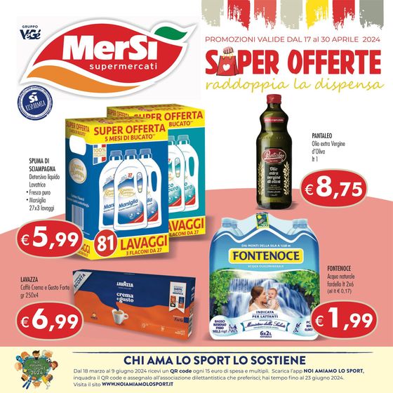 Volantino Mersì | Super offerte | 17/4/2024 - 30/4/2024