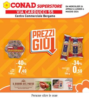 Volantino Conad Superstore | Prezzi giu | 24/4/2024 - 6/5/2024