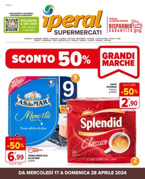 Volantino Iperal a Sonico | Sconto 50% | 17/4/2024 - 28/4/2024
