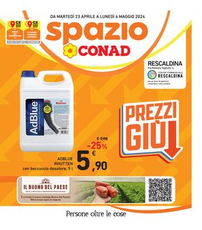 Volantino Spazio Conad a Somma Lombardo | Prezzi giù | 23/4/2024 - 6/5/2024