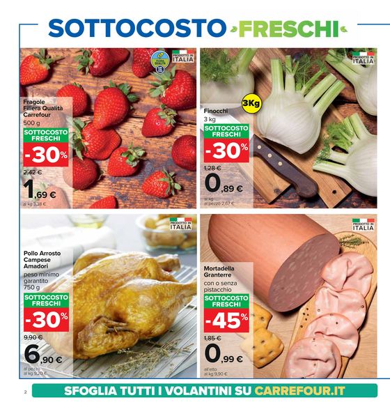 Volantino Carrefour Ipermercati a Luino | Sottocosto freschi | 18/4/2024 - 1/5/2024