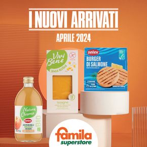 Volantino Famila Superstore a Manduria | I Nuovi arrivati  | 16/4/2024 - 30/4/2024